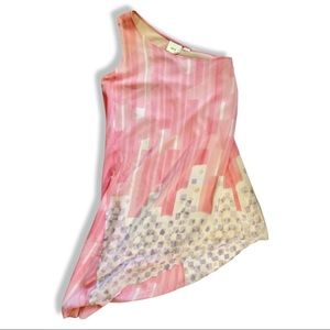 Anthropologie MAEVE 100% Silk Asymmetrical Dress